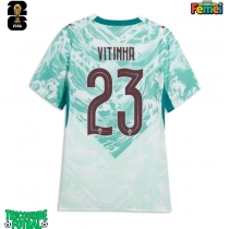 Echipament fotbal Portugalia Vitinha #23 Tricou Deplasare Mondial 2026 pentru femei maneca scurta