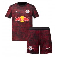 Echipament fotbal RB Leipzig Johan Bakayoko #9 Tricou Treilea 2025-26 pentru copii maneca scurta (+ Pantaloni scurti)