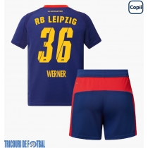 Echipament fotbal RB Leipzig Timo Werner #36 Tricou Deplasare 2025-26 pentru copii maneca scurta (+ Pantaloni scurti)