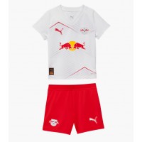 Echipament fotbal RB Leipzig Tricou Acasa 2025-26 pentru copii maneca scurta (+ Pantaloni scurti)