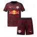 Echipament fotbal RB Leipzig Yan Diomande #49 Tricou Treilea 2025-26 pentru copii maneca scurta (+ Pantaloni scurti)