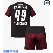 Echipament fotbal RB Leipzig Yan Diomande #49 Tricou Treilea 2025-26 pentru copii maneca scurta (+ Pantaloni scurti)