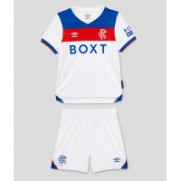Echipament fotbal Rangers Tricou Deplasare 2025-26 pentru copii maneca scurta (+ Pantaloni scurti)
