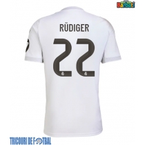 Echipament fotbal Real Madrid Antonio Rudiger #22 Tricou Acasa 2025-26 maneca scurta