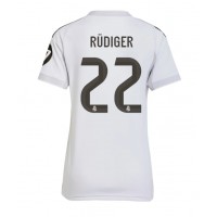 Echipament fotbal Real Madrid Antonio Rudiger #22 Tricou Acasa 2025-26 pentru femei maneca scurta