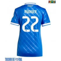 Echipament fotbal Real Madrid Antonio Rudiger #22 Tricou Treilea 2025-26 pentru femei maneca scurta