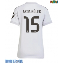 Echipament fotbal Real Madrid Arda Guler #15 Tricou Acasa 2025-26 pentru femei maneca scurta