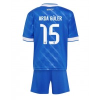 Echipament fotbal Real Madrid Arda Guler #15 Tricou Treilea 2025-26 pentru copii maneca scurta (+ Pantaloni scurti)