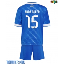 Echipament fotbal Real Madrid Arda Guler #15 Tricou Treilea 2025-26 pentru copii maneca scurta (+ Pantaloni scurti)