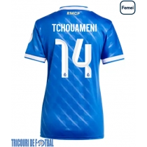 Echipament fotbal Real Madrid Aurelien Tchouameni #14 Tricou Treilea 2025-26 pentru femei maneca scurta