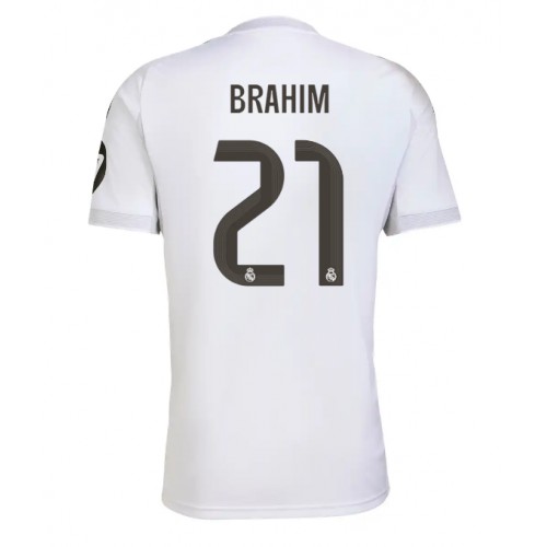Echipament fotbal Real Madrid Brahim Diaz #21 Tricou Acasa 2025-26 maneca scurta Echipament fotbal Real Madrid Brahim Diaz #21 Tricou Acasa 2025-26 maneca scurta