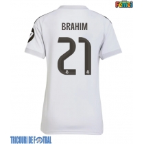 Echipament fotbal Real Madrid Brahim Diaz #21 Tricou Acasa 2025-26 pentru femei maneca scurta