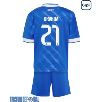 Echipament fotbal Real Madrid Brahim Diaz #21 Tricou Treilea 2025-26 pentru copii maneca scurta (+ Pantaloni scurti)