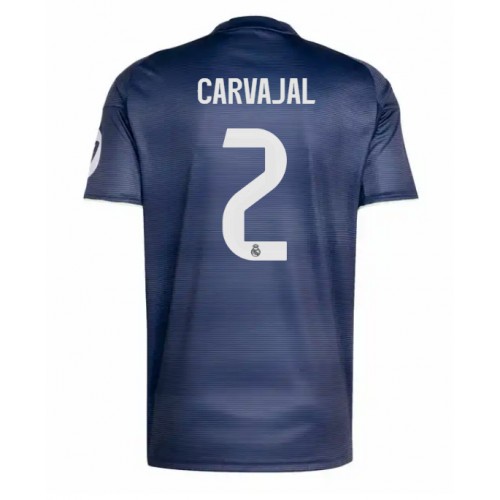 Echipament fotbal Real Madrid Daniel Carvajal #2 Tricou Deplasare 2025-26 maneca scurta Echipament fotbal Real Madrid Daniel Carvajal #2 Tricou Deplasare 2025-26 maneca scurta