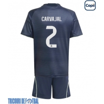 Echipament fotbal Real Madrid Daniel Carvajal #2 Tricou Deplasare 2025-26 pentru copii maneca scurta (+ Pantaloni scurti)