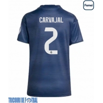 Echipament fotbal Real Madrid Daniel Carvajal #2 Tricou Deplasare 2025-26 pentru femei maneca scurta