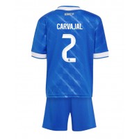 Echipament fotbal Real Madrid Daniel Carvajal #2 Tricou Treilea 2025-26 pentru copii maneca scurta (+ Pantaloni scurti)
