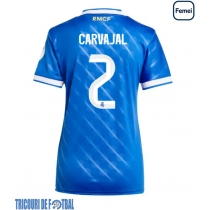 Echipament fotbal Real Madrid Daniel Carvajal #2 Tricou Treilea 2025-26 pentru femei maneca scurta