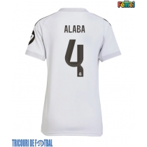 Echipament fotbal Real Madrid David Alaba #4 Tricou Acasa 2025-26 pentru femei maneca scurta