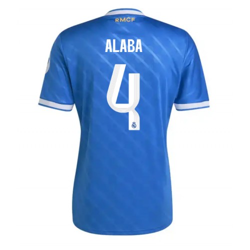 Echipament fotbal Real Madrid David Alaba #4 Tricou Treilea 2025-26 maneca scurta Echipament fotbal Real Madrid David Alaba #4 Tricou Treilea 2025-26 maneca scurta