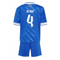 Echipament fotbal Real Madrid David Alaba #4 Tricou Treilea 2025-26 pentru copii maneca scurta (+ Pantaloni scurti)