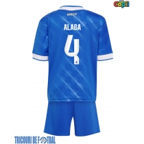 Echipament fotbal Real Madrid David Alaba #4 Tricou Treilea 2025-26 pentru copii maneca scurta (+ Pantaloni scurti)