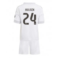 Echipament fotbal Real Madrid Dean Huijsen #24 Tricou Acasa 2025-26 pentru copii maneca scurta (+ Pantaloni scurti)