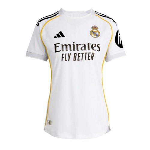 Echipament fotbal Real Madrid Dean Huijsen #24 Tricou Acasa 2025-26 pentru femei maneca scurta Echipament fotbal Real Madrid Dean Huijsen #24 Tricou Acasa 2025-26 pentru femei maneca scurta