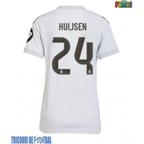 Echipament fotbal Real Madrid Dean Huijsen #24 Tricou Acasa 2025-26 pentru femei maneca scurta