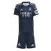 Echipament fotbal Real Madrid Dean Huijsen #24 Tricou Deplasare 2025-26 pentru copii maneca scurta (+ Pantaloni scurti)