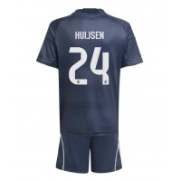 Echipament fotbal Real Madrid Dean Huijsen #24 Tricou Deplasare 2025-26 pentru copii maneca scurta (+ Pantaloni scurti)