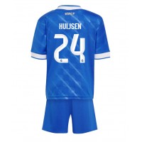 Echipament fotbal Real Madrid Dean Huijsen #24 Tricou Treilea 2025-26 pentru copii maneca scurta (+ Pantaloni scurti)