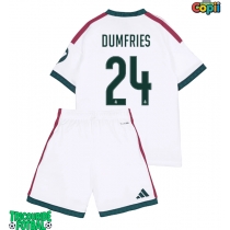Echipament fotbal Real Madrid Denzel Dumfries #24 Tricou Acasa 2026-27 pentru copii maneca scurta (+ Pantaloni scurti)