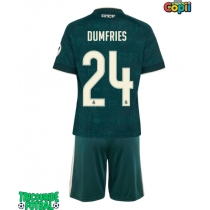 Echipament fotbal Real Madrid Denzel Dumfries #24 Tricou Deplasare 2026-27 pentru copii maneca scurta (+ Pantaloni scurti)