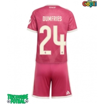 Echipament fotbal Real Madrid Denzel Dumfries #24 Tricou Treilea 2026-27 pentru copii maneca scurta (+ Pantaloni scurti)