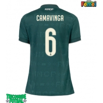 Echipament fotbal Real Madrid Eduardo Camavinga #6 Tricou Deplasare 2026-27 pentru femei maneca scurta