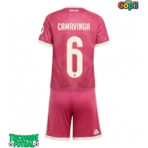 Echipament fotbal Real Madrid Eduardo Camavinga #6 Tricou Treilea 2026-27 pentru copii maneca scurta (+ Pantaloni scurti)