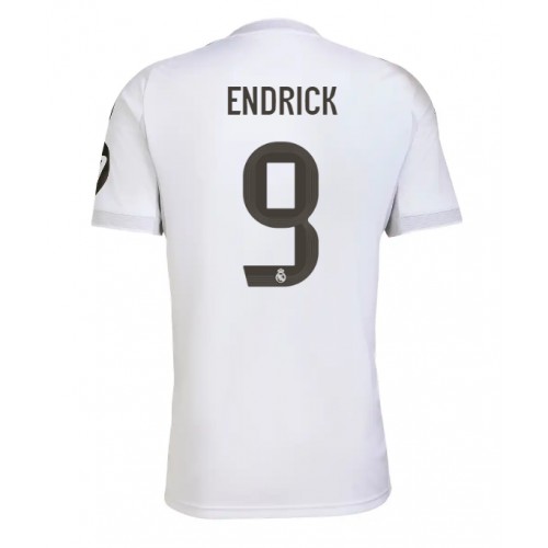 Echipament fotbal Real Madrid Endrick #9 Tricou Acasa 2025-26 maneca scurta Echipament fotbal Real Madrid Endrick #9 Tricou Acasa 2025-26 maneca scurta