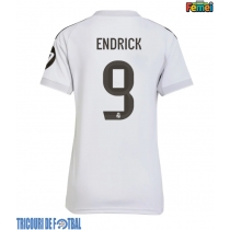 Echipament fotbal Real Madrid Endrick #9 Tricou Acasa 2025-26 pentru femei maneca scurta