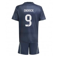 Echipament fotbal Real Madrid Endrick #9 Tricou Deplasare 2025-26 pentru copii maneca scurta (+ Pantaloni scurti)