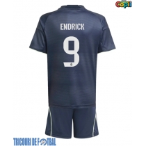 Echipament fotbal Real Madrid Endrick #9 Tricou Deplasare 2025-26 pentru copii maneca scurta (+ Pantaloni scurti)