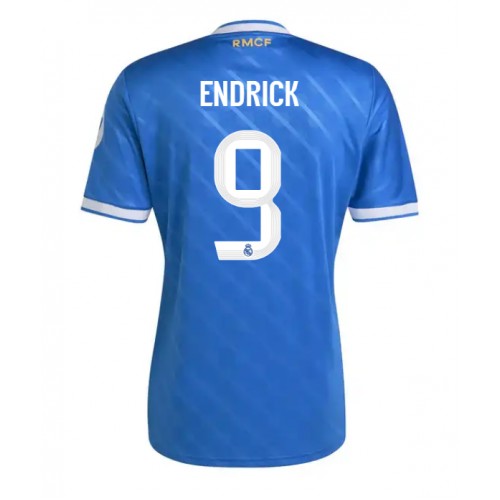 Echipament fotbal Real Madrid Endrick #9 Tricou Treilea 2025-26 maneca scurta Echipament fotbal Real Madrid Endrick #9 Tricou Treilea 2025-26 maneca scurta