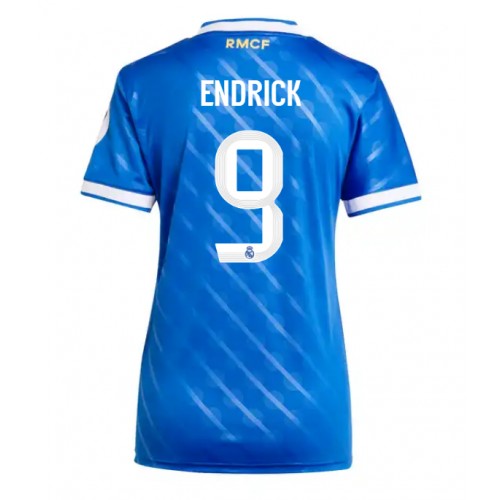 Echipament fotbal Real Madrid Endrick #9 Tricou Treilea 2025-26 pentru femei maneca scurta Echipament fotbal Real Madrid Endrick #9 Tricou Treilea 2025-26 pentru femei maneca scurta