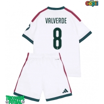 Echipament fotbal Real Madrid Federico Valverde #8 Tricou Acasa 2026-27 pentru copii maneca scurta (+ Pantaloni scurti)