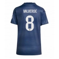 Echipament fotbal Real Madrid Federico Valverde #8 Tricou Deplasare 2025-26 pentru femei maneca scurta