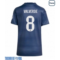 Echipament fotbal Real Madrid Federico Valverde #8 Tricou Deplasare 2025-26 pentru femei maneca scurta