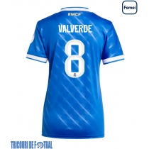 Echipament fotbal Real Madrid Federico Valverde #8 Tricou Treilea 2025-26 pentru femei maneca scurta