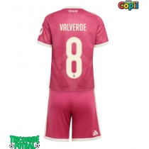 Echipament fotbal Real Madrid Federico Valverde #8 Tricou Treilea 2026-27 pentru copii maneca scurta (+ Pantaloni scurti)