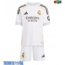 Echipament fotbal Real Madrid Ferland Mendy #23 Tricou Acasa 2025-26 pentru copii maneca scurta (+ Pantaloni scurti)