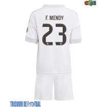Echipament fotbal Real Madrid Ferland Mendy #23 Tricou Acasa 2025-26 pentru copii maneca scurta (+ Pantaloni scurti)